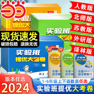 《实验班提优大考卷》（2024版、年级/科目/版本任选）