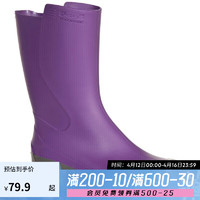 DECATHLON 迪卡侬 儿童雨鞋男童水鞋雨靴女小学生胶鞋可爱轻便SOL俏皮紫29~30-1259189