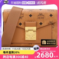 MCM Millie Visetos系列 女士斜挎包 MMRBSME03CO001 干邑色 小号