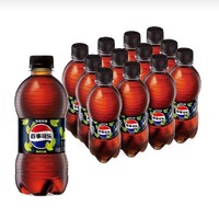 pepsi 百事 可乐 无糖 Pepsi 碳酸饮料 青柠味 汽水可乐 300ml*12瓶 整箱装