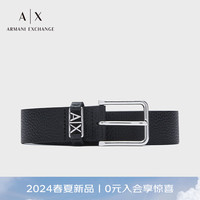 阿玛尼 EMPORIO ARMANIARMANI EXCHANGE24春季AX男士字母带圈时尚针扣腰带 105