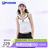 FILA 斐乐 FUSION斐乐潮牌女子背心2024夏季时尚紧身吊带