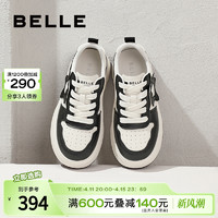 BeLLE 百丽 熊猫板鞋厚底小白鞋女款春夏季新款网面透气休闲鞋子B1808AM4