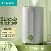 Hisense 海信 加湿器卧室家用轻音净化空气小型喷雾 标准款SGL280-JN03