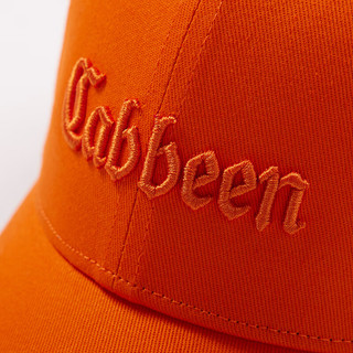卡宾棒球帽LOGO刺绣纯色帽子潮流街头百搭 中橙色13 均码