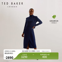 TED BAKER 2024春季女士可拆卸针织背心长款连衣裙272870A 藏青色 2