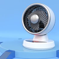 VCJ 空气循环扇电风扇家用摇头电扇涡轮换气扇循环对流风扇清新空气