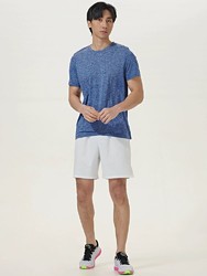 UNDER ARMOUR 安德玛 UNDERARMOUR）Seamless男子跑步运动短袖T恤1375692 蓝色