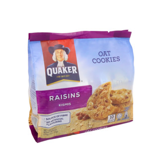 QUAKER 桂格 燕麦曲奇饼干 膳食纤维代餐270g 拍3件