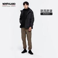 百亿补贴：NORTHLAND 诺诗兰 男士保暖风雪长裤户外防风防泼水简约百搭休闲裤NXPBT5741E