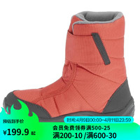 DECATHLON 迪卡侬 SH100儿童雪地靴加厚保暖防水防滑登山徒步棉靴-2094776