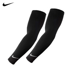 NIKE 耐克 篮球护臂训练跑步健身透气臂套  防晒护肘 黑色两只装 N1004268042/DX7120-042 L/XL码