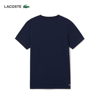 LACOSTE法国鳄鱼男装24年时尚简约短袖T恤TH7513 TR1/藏青色 6 /185