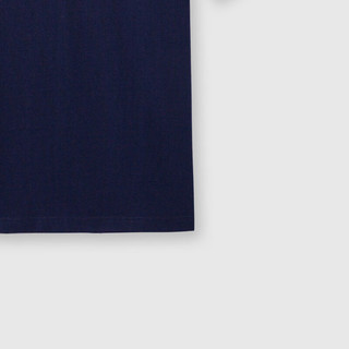 Gap男女装2024夏季重磅logo拼色旗语短袖T恤宽松上衣465626 海军蓝 185/108A(XXXL) 亚洲尺码