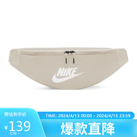 NIKE 耐克 男女通款腰包HERITAGE WAISTPACK休闲包DB0490-104白中