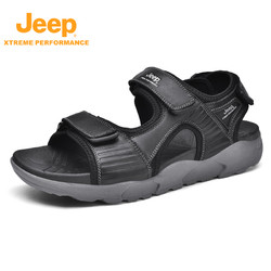 Jeep 吉普 旅行旅游男士涼鞋出差出行防滑夏季露營新款開車鞋