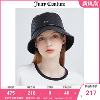 Juicy Couture 橘滋 秋冬新款渔夫帽遮阳防晒帽黑色薄款帽子宽松女