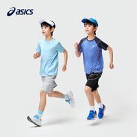 asics TiGER 亚瑟士童装2024春夏季男女童莫代尔顺滑短裤柔软舒适运动裤