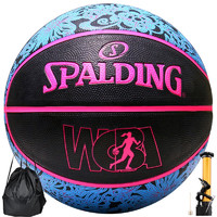 SPALDING 斯伯丁 篮球涂鸦lanqiu室内外通用耐磨