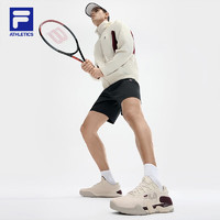 FILA 斐乐 官方男鞋POTENZA性能网球鞋2024夏新款火力鞋运动综训鞋 泡沫白-WG 42