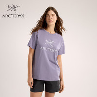 ARC'TERYX 始祖鸟 ARC’TERYX始祖鸟 ARC'WORD T-SHIRT 透气 女子 棉质短袖T恤 Velocity/岩霜紫 L