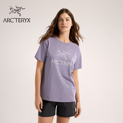 ARC'TERYX 始祖鸟 ARC’TERYX始祖鸟 ARC'WORD T-SHIRT 透气 女子 棉质短袖T恤 Velocity/岩霜紫 L