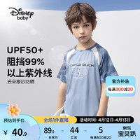 Disney 迪士尼 童装时尚速干防晒短袖T恤2024年夏季