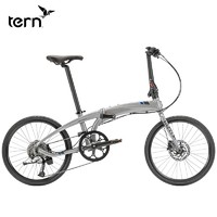 TERN 燕鸥Verge D9折叠自行车22寸451轮组铝合金超轻便携变速油压碟刹 银箔