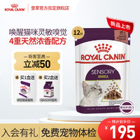 ROYAL CANIN 皇家 猫粮猫罐头湿粮主食餐包汤包 奥地利 感官盛宴 浓香四溢（浓汤肉块）12袋一盒装