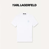 Karl Lagerfeld卡尔拉格斐2024春夏款logo钉珠T恤老佛爷241N1735 白色 46