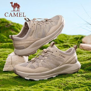 骆驼（CAMEL）2024夏季轻盈软弹休闲鞋网面透气舒适时尚运动鞋 G14M307673 夜黑色 42