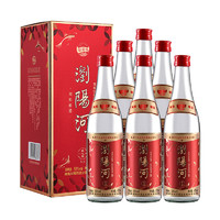 LIUYANGHE LIQUOR 瀏陽河 浏阳河 美之福N6 清香型白酒 53度475ml*6瓶 整箱装