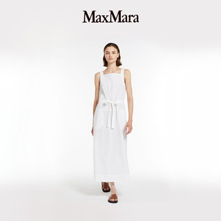 MaxMara 2024春夏女装直筒无袖连衣裙6221064806 白色 42