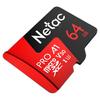 PLUS会员：Netac 朗科 P500 至尊PRO版 Micro-SD存储卡 64GB（USH-I、V30、U3、A1）