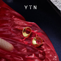YIN隐「隐」系列莫比乌斯环耳钉18K金耳环奢侈品珠宝