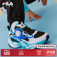 FILA 斐乐 KIDS斐乐童鞋儿童跑步鞋2024春男女大童柔软回弹旋钮运动鞋