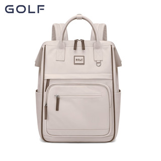 GOLF 高尔夫 双肩包大容量运动旅行防泼水通勤包包 款式10-果仁杏