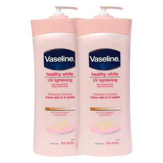 Vaseline 凡士林 烟酰胺身体乳滋润保湿补水润肤乳725ml*2美白印度