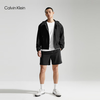 Calvin Klein【速干】运动24春夏男松紧腰印花跑步训练运动短裤4MS4S838 001-太空黑 S