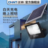 CHNT 正泰 太阳能灯庭院灯光控 路灯户外投光球场家用一拖一 一拖二泛光灯感应工厂车间 10X照射面积约20㎡ 正泰太阳能灯TGD06系列