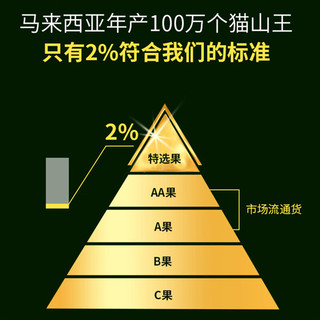 大飞猫山王榴莲D197冷冻榴莲 尝鲜小果保3房2.0-2.4斤