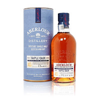 Aberlour 亚伯乐 三桶苏格兰进口单一麦芽威士忌 700ml