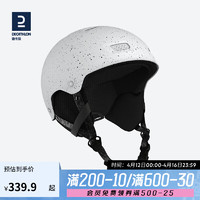 DECATHLON 迪卡侬 滑雪头盔男女保暖透气安全护具滑雪装备WEDZE3脏脏白-M-4473623