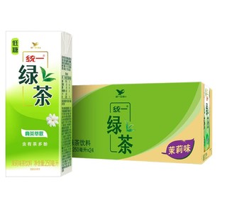 88VIP：统一 绿茶 茉莉味250ml*24盒