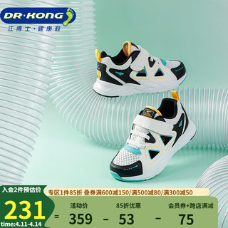 江博士学步鞋运动鞋 春季男女童网布透气舒适儿童鞋B14241W031米/黑 29 29(脚长17.5-18.1cm)