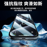 LLUNC 朗客 适用苹果15ProMax防窥钢化膜iPhone15promax手机膜全屏高清玻璃防偷窥偷看防摔保护贴膜