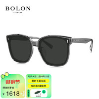 BOLON 暴龙 眼镜定制度数近视太阳镜墨镜 BL3080C12 定制1.67灰色偏光