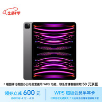 Apple 苹果 iPad Pro 12.9英寸(第6代)平板电脑2022款(256G WLAN版/MNXR3CH/A)深空灰色