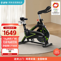 SHUA 舒华 动感单车家用磁控调阻 单车脚踏自行车健身器 SH-B3100S-H1绿