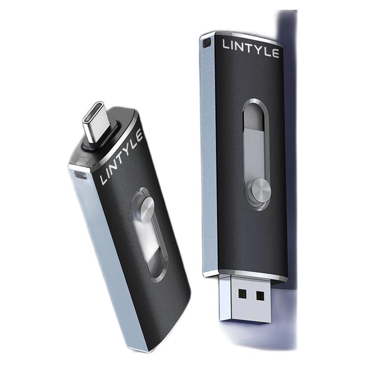 PLUS会员：LINTYLE 凌态 U21 双接口固态U盘 128GB USB3.2